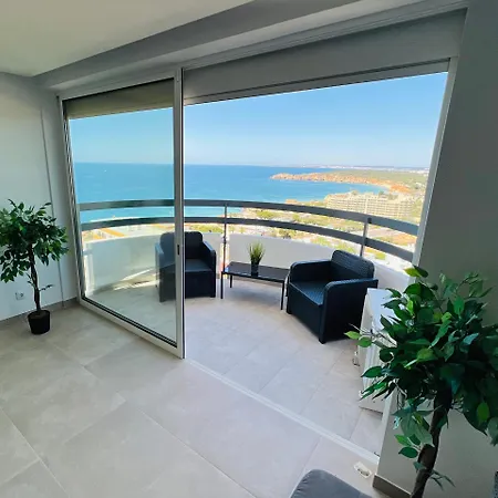شقة Luxury Ocean View I Sunset Terrace I Pool I 200m To Dos Tres Castelos بورتيماو