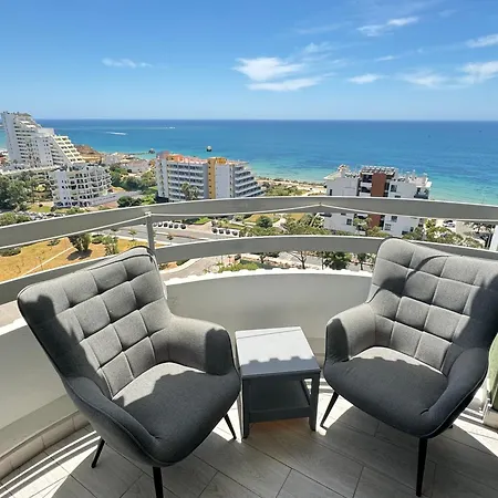 Luxury Ocean View Apartments I Sunset Terrace I Pool I 200M To Praia Dos Tres Castelos Portimao