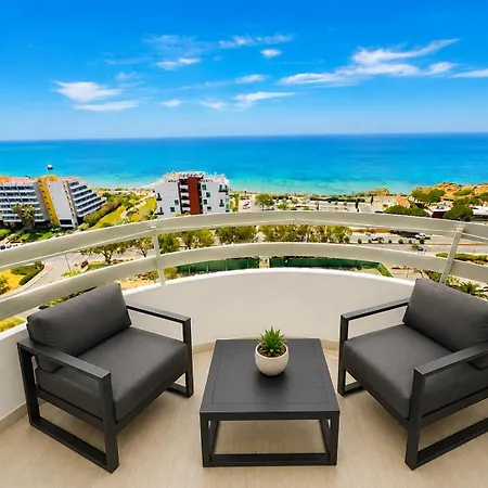 شقة Luxury Ocean View I Sunset Terrace I Pool I 200m To Dos Tres Castelos بورتيماو